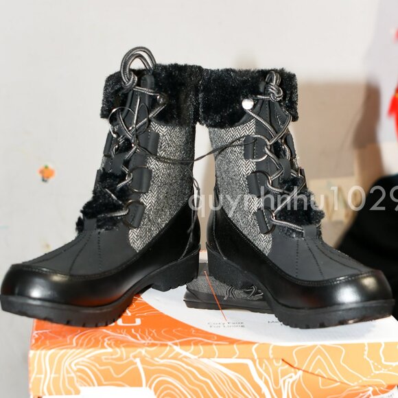 JBU Southgate Herringbone Women's Weather-Ready Winter Boots - Picture 3 of 7